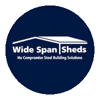 Shed Work In Progress Sticker by Wide Span Sheds