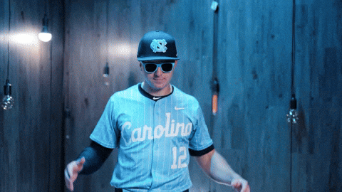University Of North Carolina Baseball GIF by UNC Tar Heels