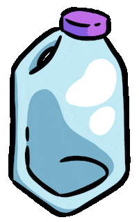Trash Milk Sticker by Mike O.