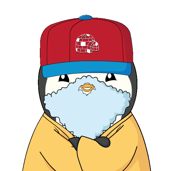 Beard Yes Sticker by Pudgy Penguins