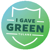 Tulane University Roll Wave Sticker by Tulane Alumni