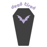Tired Mood Sticker