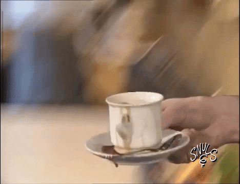 Snuls giphygifmaker coffee cafe stress GIF