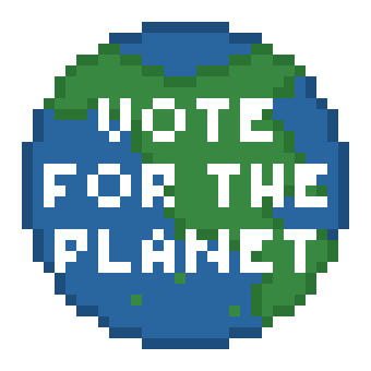 Election 2020 Pixel Art Sticker