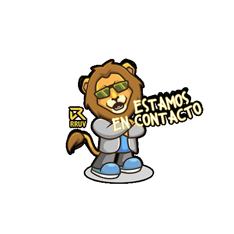 RRUV giphyupload leon contacto unidad Sticker