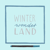 Winter Wonderland Snow GIF by STABILO