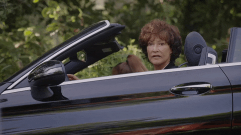 shocked car GIF by Un si grand soleil