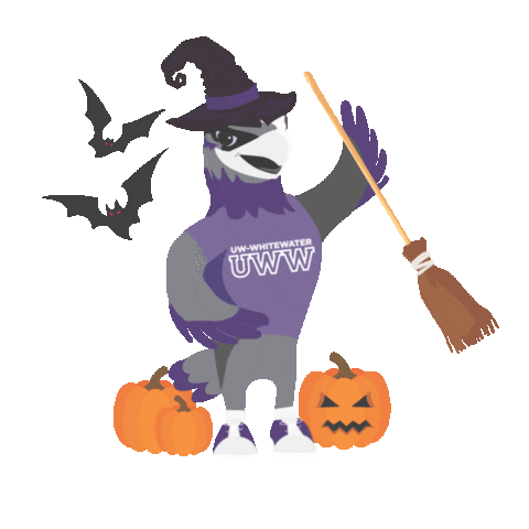 Halloween College Sticker by uc_uww