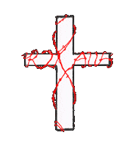 Cross Cruz Sticker by Nomehas Visuals ™