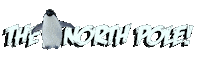 North Pole Snow Sticker