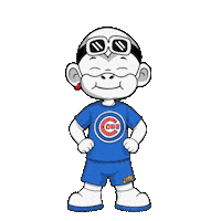 Happy Chicago Cubs Sticker by Zhot