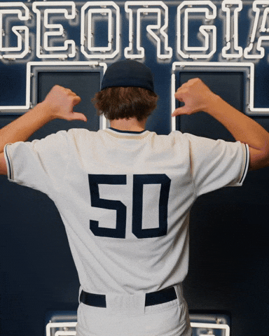 Georgia Tech Baseball GIF by Georgia Tech Yellow Jackets