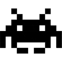 space invader Sticker by 10uur