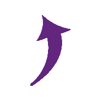 Arrow Violet Sticker by WillMedia