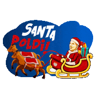 Santa Podolski Sticker by LukasPodolskiSoccerplayer