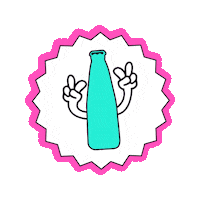 Drink Peace Sticker by Vinícola Aurora
