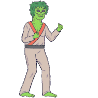 Martial Arts Fight Sticker by Joseph Harmon