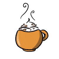 dinacomics fall autumn pumpkin comics Sticker