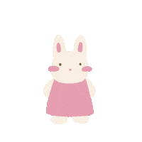 nesnumi fashion bunny clothes outfit Sticker