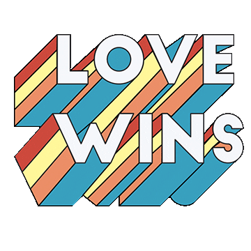 kohls love rainbow pride lovewins Sticker