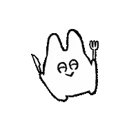 Happy Rabbit Sticker