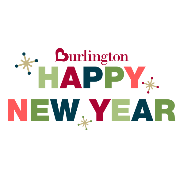 Happy New Year Celebration Sticker by Burlington