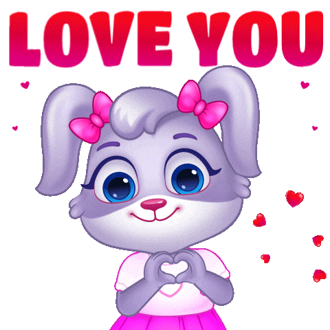 I Love U So Much Sticker by Lucas and Friends by RV AppStudios