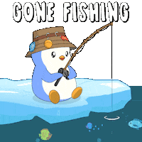 Water Relaxing Sticker by Pudgy Penguins