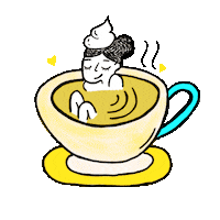 jasminilustra coffee jasminilu Sticker