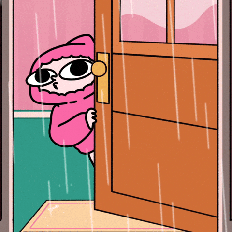 Scared Open Door GIF by KETNIPZ