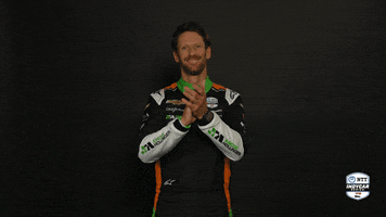 Romain Grosjean Applause GIF by INDYCAR
