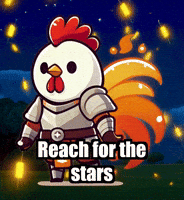 Dreams Reach For The Stars GIF by Zorooster