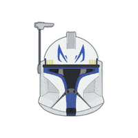 Clone Wars Helmet Sticker