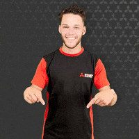 Happy Look Here GIF by Alklima/Mitsubishi Electric