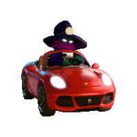 wizardtrees ferrari wizzy wizard trees wizardtrees Sticker