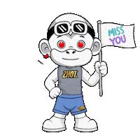 Miss You Laugh Sticker by Zhot