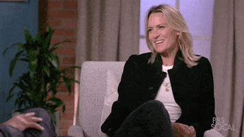 PBSSoCal laughs pbs socal robin wright variety studio actors on actors GIF