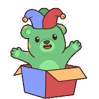 Jack In The Box Surprise Sticker by BEARISH