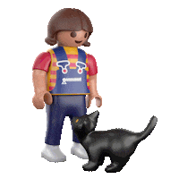 Cat Hug Sticker by PLAYMOBIL