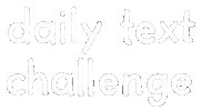 Daily Text Challenge Sticker