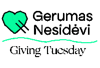 gerumasnesidevi givingtuesday aukok gerumas gerumasnesidevi Sticker