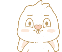 Bunny 蛤 Sticker by EVANS艾特兔