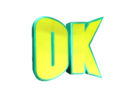 text ok Sticker