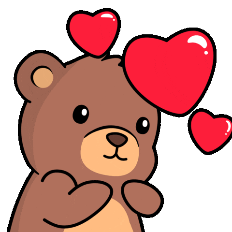 I Love You Kiss Sticker by BEARISH