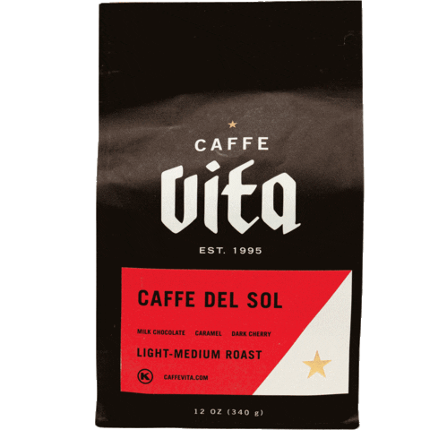 CaffeVita giphyupload coffee roaster del sol seattle coffee Sticker
