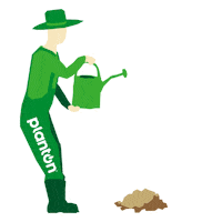 Plant-Based Brand Sticker by planton