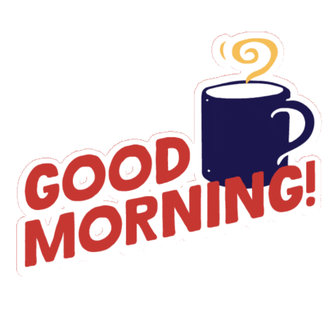 Coffee Morning Sticker
