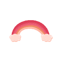 Happy Rainbow Sticker