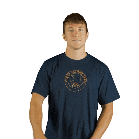 Waving Czech Republic GIF by Český olympijský tým