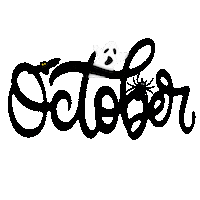 Art Halloween Sticker